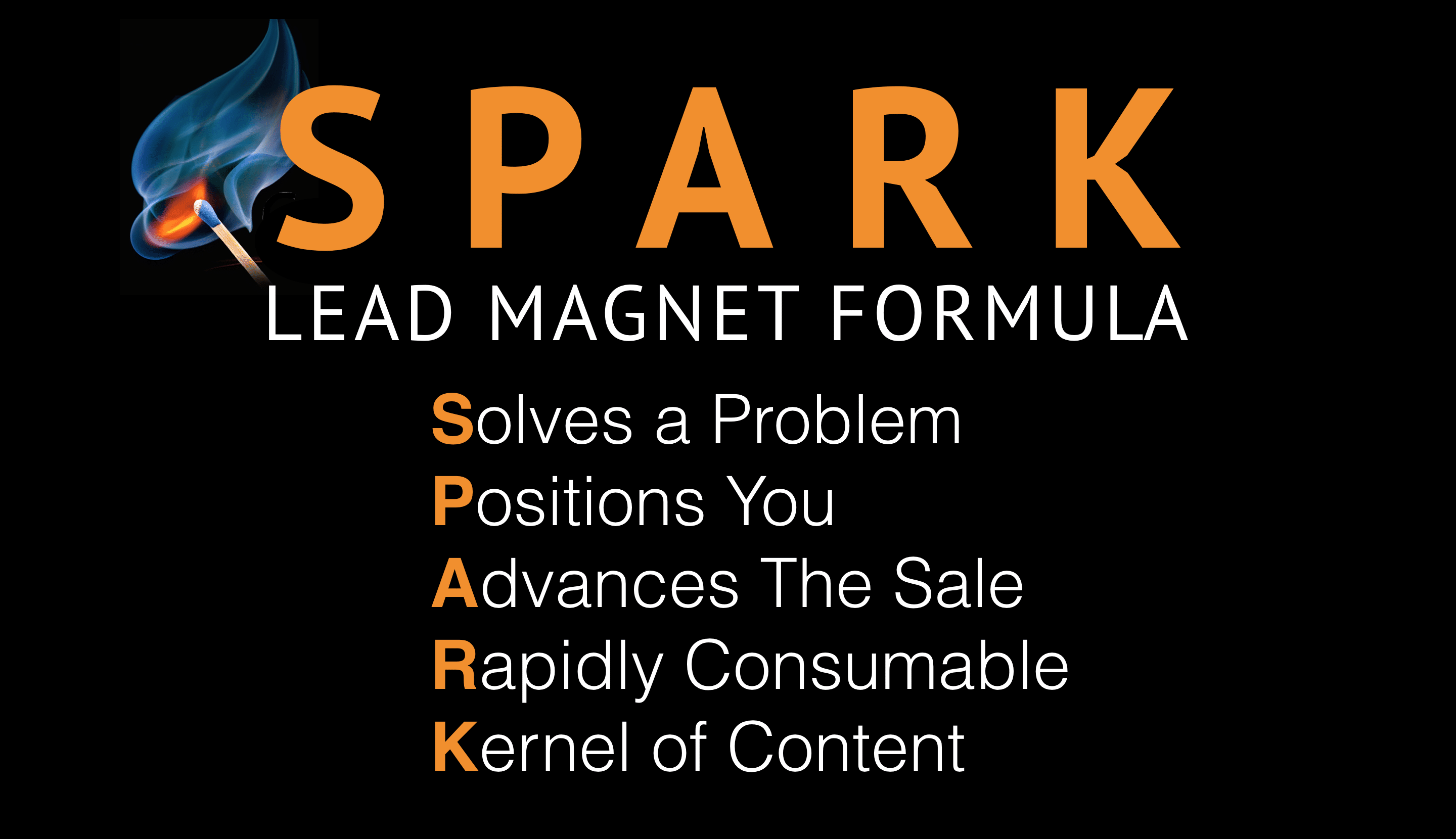 SPARK Lead Magnet Formula - Coaches On Fire - Pam Sterling